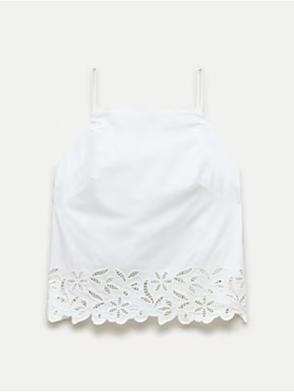 J. Crew SET
-Embroidered knee-length skirt in cotton poplin & top